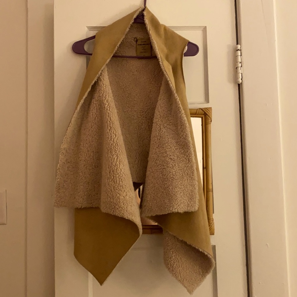 Small - Suede and Fur Vest